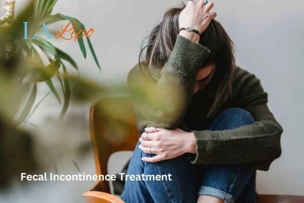 woman worried about fecal incontinence diet Biggleswade