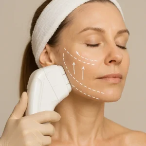 Woman having HI-FU to reduce wrinkles call LA LIPO Biggleswade Now!