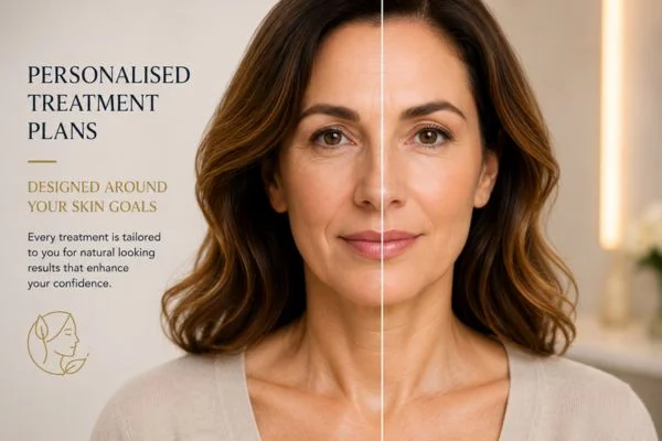 Before and after results of Collagen Lift Therapy Biggleswade